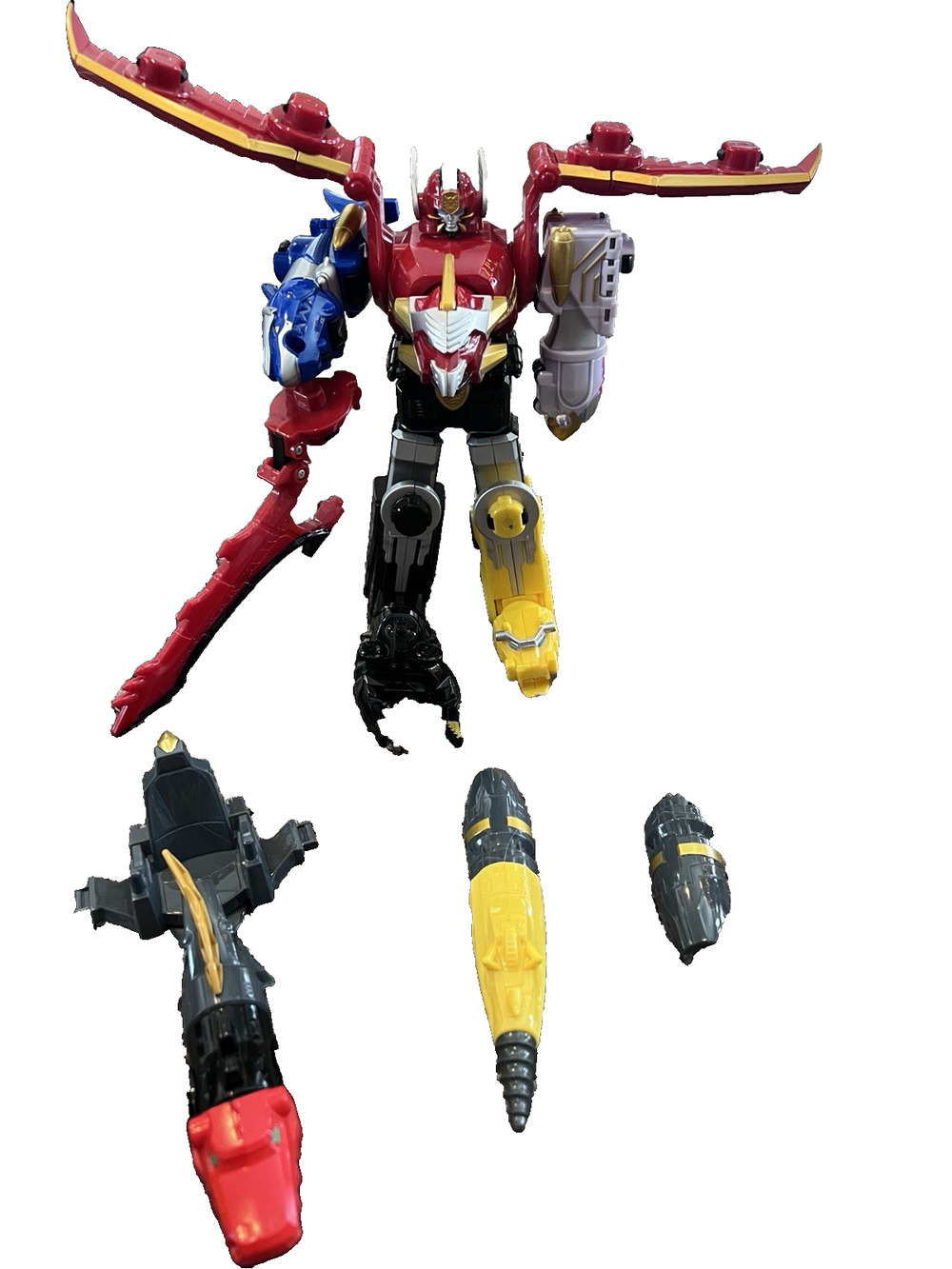 DX Gosei Great Power Rangers MegaForce Goseiger Megazord BANDAI W/ Extra Heads